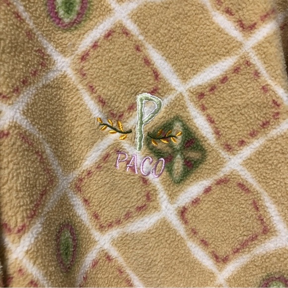 Paco Floral Fleece Zip-Up Sweater Jacket - Picture 5 of 7